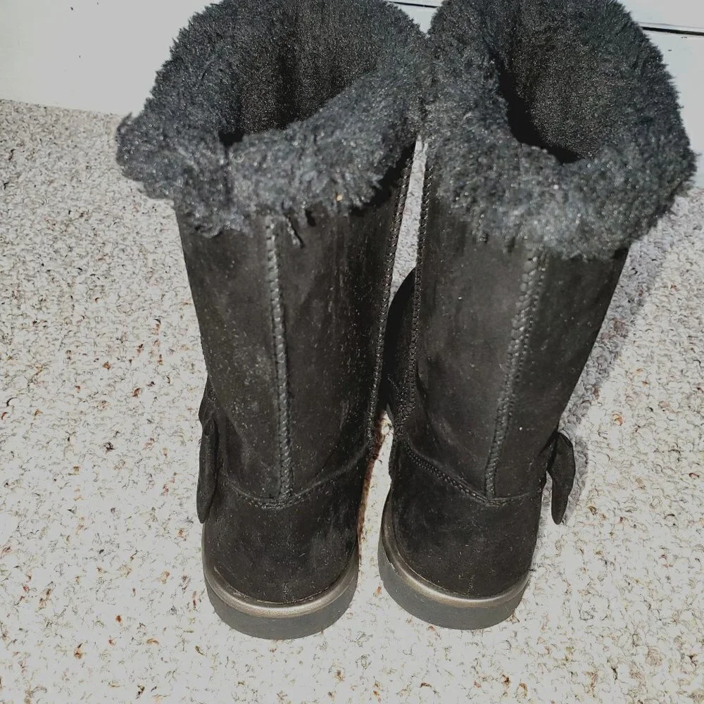 Girl’s Kohls Kinsley Black Boots Size 4M